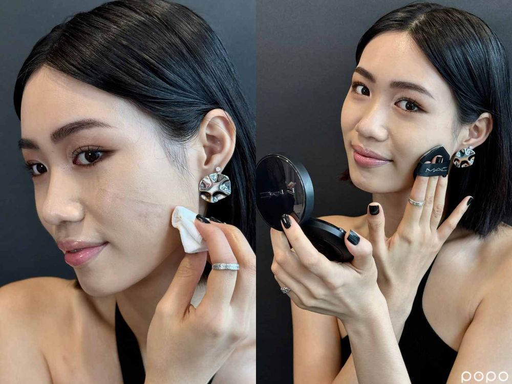 允眞同款M·A·C「AI黑氣墊」，韓國特調提亮色選、獨家養膚成分，一拍零瑕疵、秒柔膚！-5