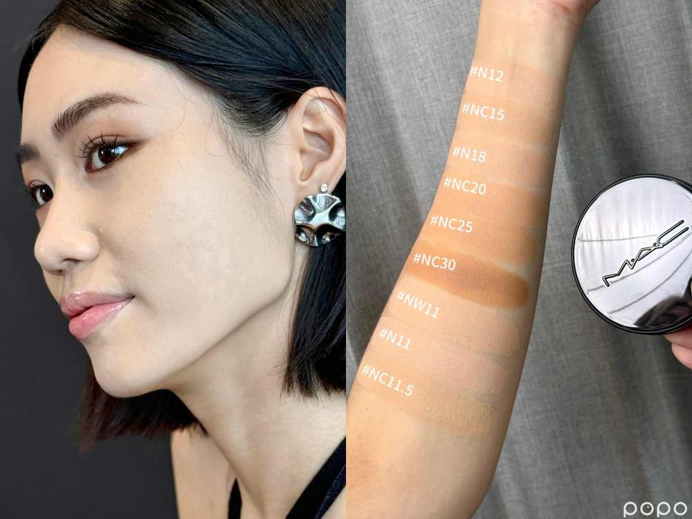 允眞同款M·A·C「AI黑氣墊」，韓國特調提亮色選、獨家養膚成分，一拍零瑕疵、秒柔膚！-9