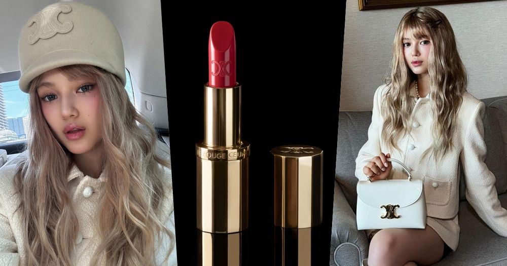 CELINE出精品唇膏了！金色唇膏殼外是高級訂製LOGO，唇膏體上也有奢華凱旋門標誌！-6