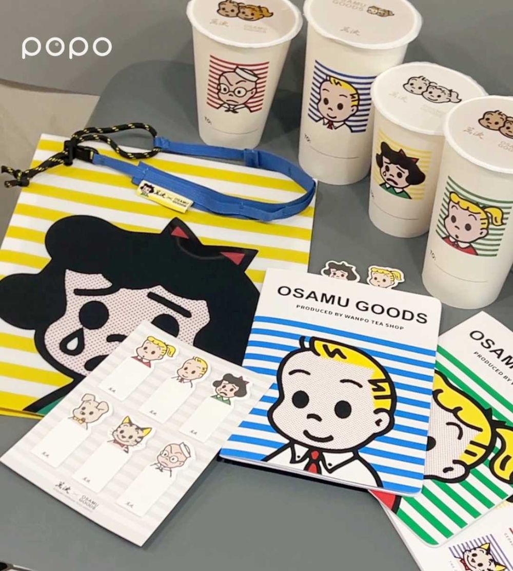 萬波跟「可愛始祖」OSAMU GOODS聯名了！四款Q翻杯身必打卡、貓咪便利貼日妞也瘋搶！-12