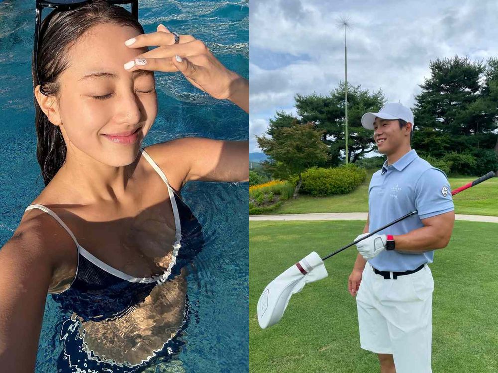 和運動員交往的韓國女團成員盤點！李美珠、志效都愛黝黑陽光肌肉男，二代神顏閃婚變人妻！-5