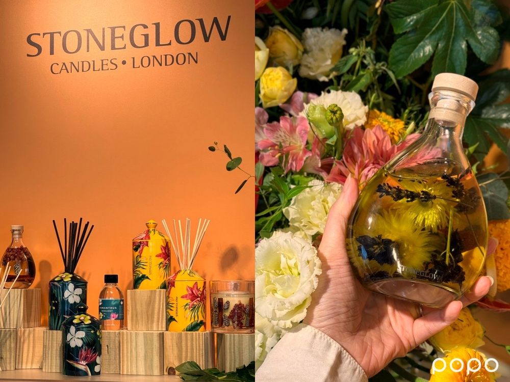 視覺系香氛天花板！STONEGLOW全新精品香氛，彩繪瓷瓶擴香瓶、花朵香氛蠟燭...，散發屬於南國度假的治癒香氣！-3