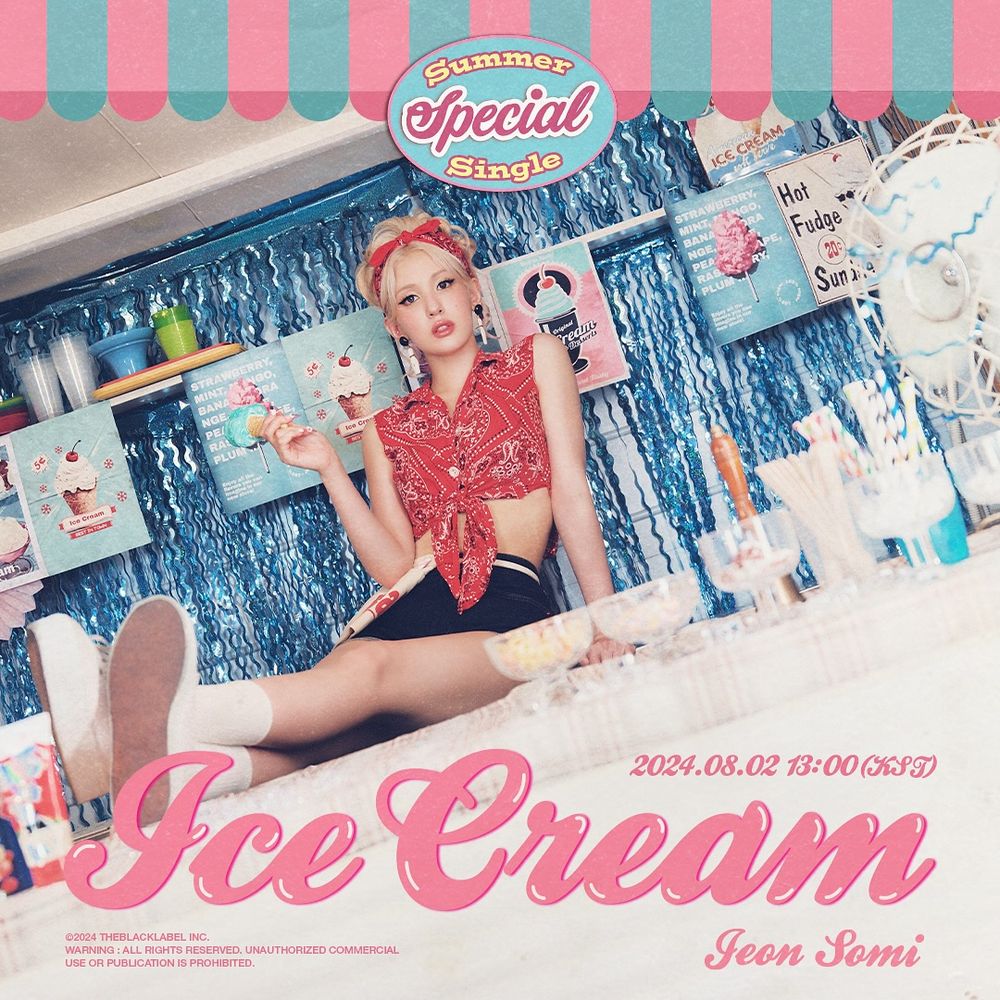 韓國「人間芭比」SOMI全昭彌回歸！朴敘俊驚喜出演新歌〈Ice Cream〉MV全網暴動！-3