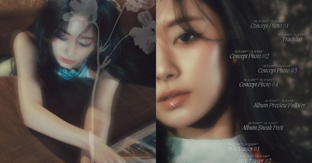 TWICE子瑜9月SOLO出道！迷你專輯《abouTZU》宣傳日程曝光，專輯完整曲目8月這天公開！-1