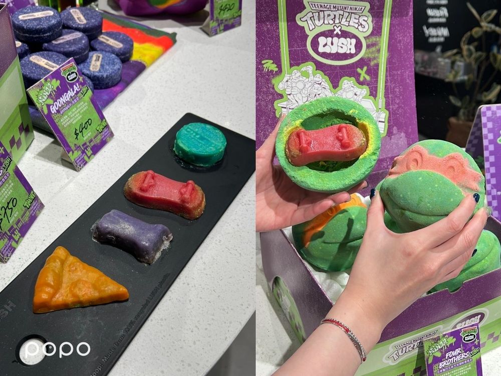 LUSH x 忍者龜正義聯名！必入手披薩汽泡彈、嫩膚固體磨砂皂，還有超萌香檸忍者龜汽泡彈、內藏小驚喜！-4
