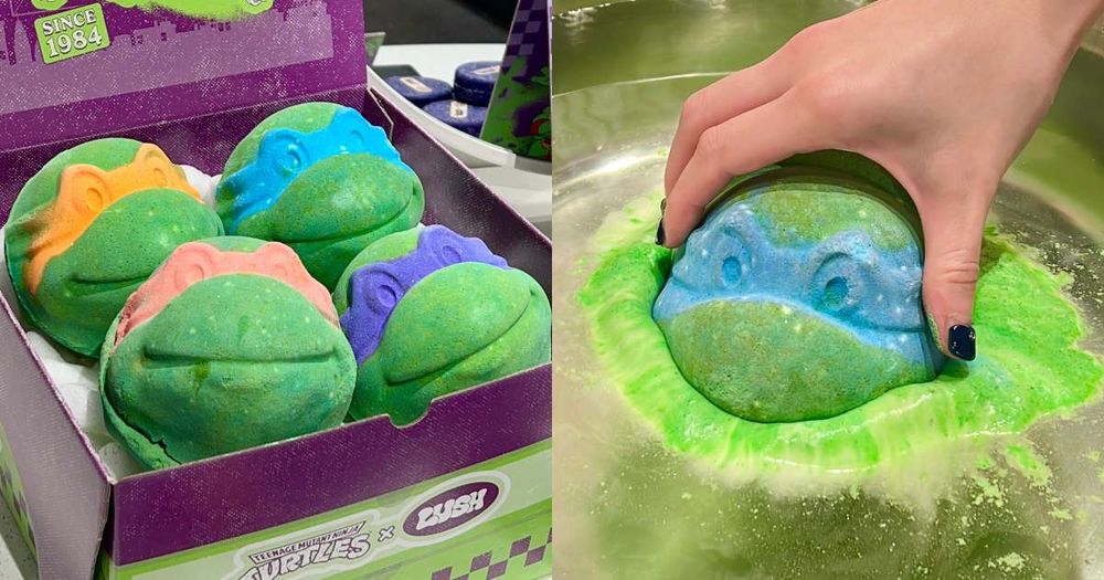 LUSH x 忍者龜正義聯名！必入手披薩汽泡彈、嫩膚固體磨砂皂，還有超萌香檸忍者龜汽泡彈、內藏小驚喜！-1