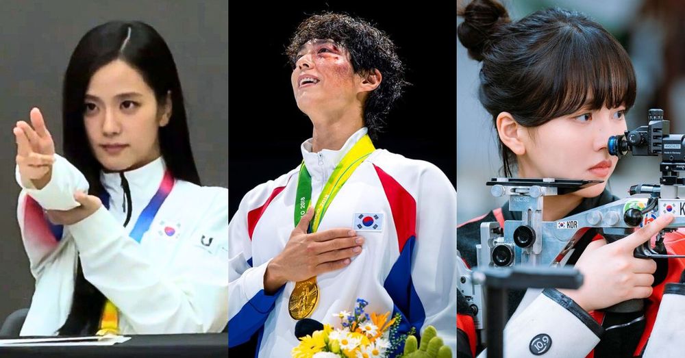 韓網熱議超像奧運選手的韓星！JISOO、金所泫被封最美射擊女神，朴寶劍滿臉傷拳擊奪金，最後一位掀起擊劍熱潮！-1