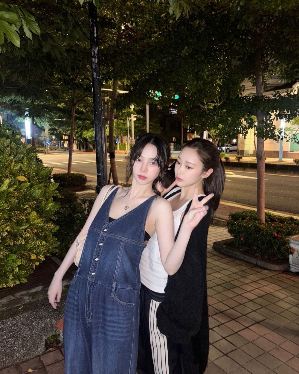 aespa來台狂發文！Winter台北暴雨喝珍煮丹、Karina還去美麗華搭摩天輪！-2