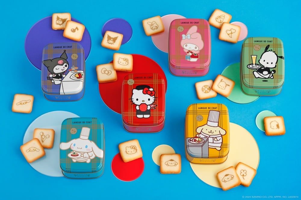 2024最新日本旅遊必買伴手禮！三麗鷗超可愛「Hello Kitty、布丁狗」6款圖案鐵盒餅乾這天開賣！-9