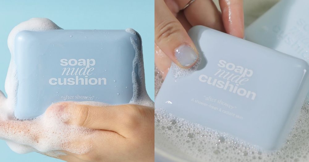 未上市預購已爆單！韓國小眾彩妝新推出「肥皂氣墊粉餅」把潔淨清爽拍在臉上，肌膚亮成日光燈！-1