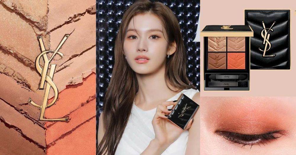 Sana手上的原來是它！YSL「精品皮革眼影盤」全新色選，必入手溫柔暖橘棕，秒變純欲仙女！-1