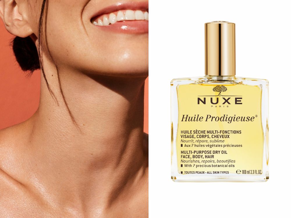 保養油也能當腮紅？NUXE全新「全效閃耀精華油」，細緻玫瑰珍珠光、開啟極奢法式保養！-4