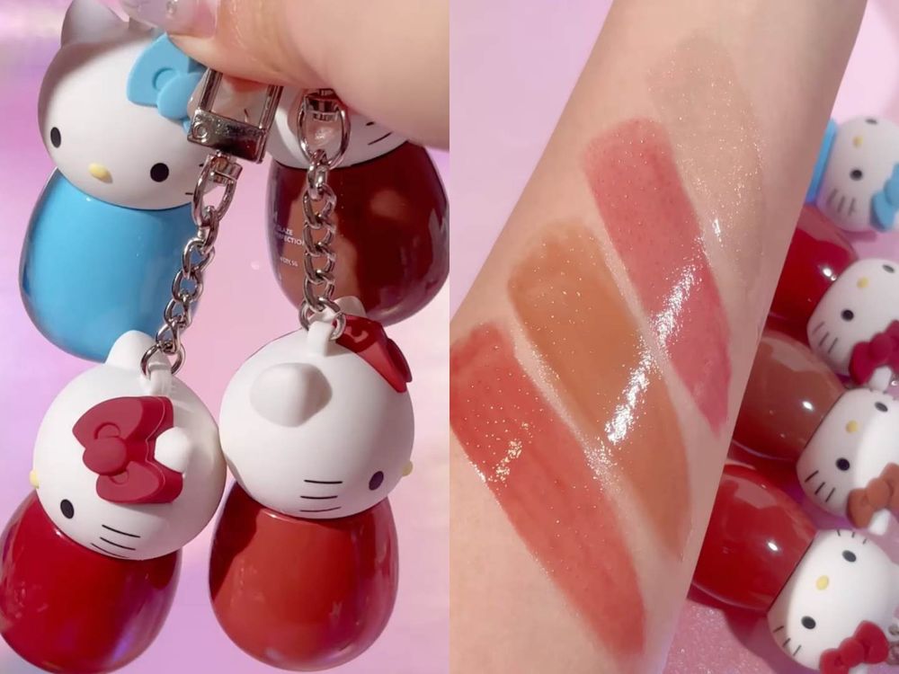  SHEGLAM x HELLO KITTY夏季海灘聯名彩妝！游泳圈凱蒂貓腮紅泥、鑰匙圈唇釉...，太可愛！-9