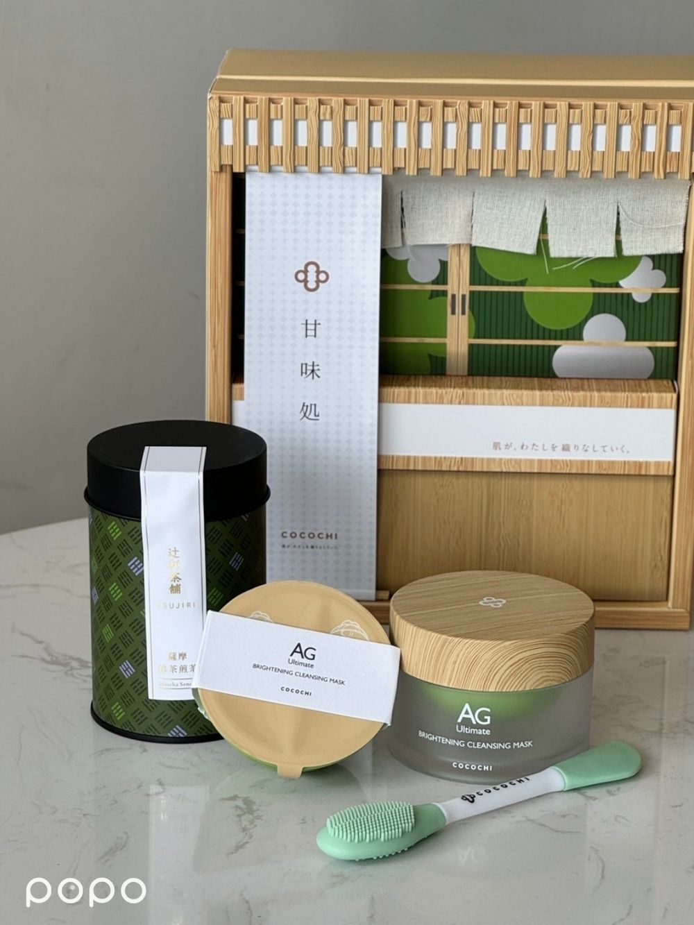 出油爆痘人救星來了！日本COCOCHI全新「抹茶奶蓋分區保養法」沁涼縮毛孔神器，泥凍雙膜10分鐘解決混合肌問題！-6