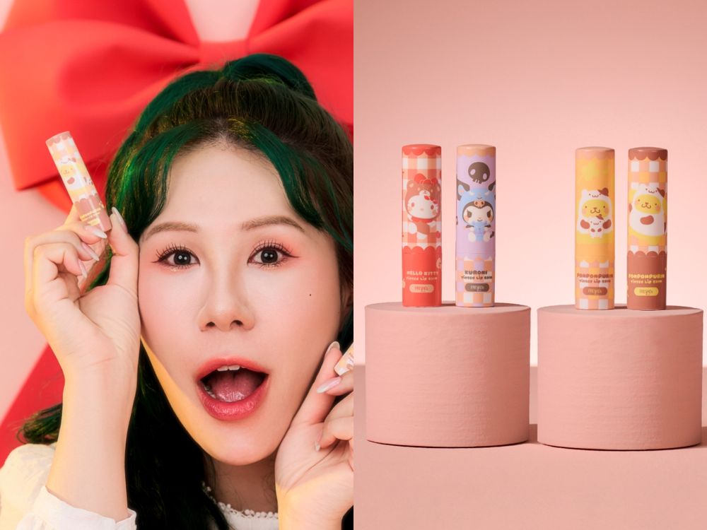 2024三麗鷗聯名美妝推薦，FreshO2變色潤唇膏穿上凱蒂貓、布丁狗外殼，立體公仔唇油簡直可愛瘋！-3