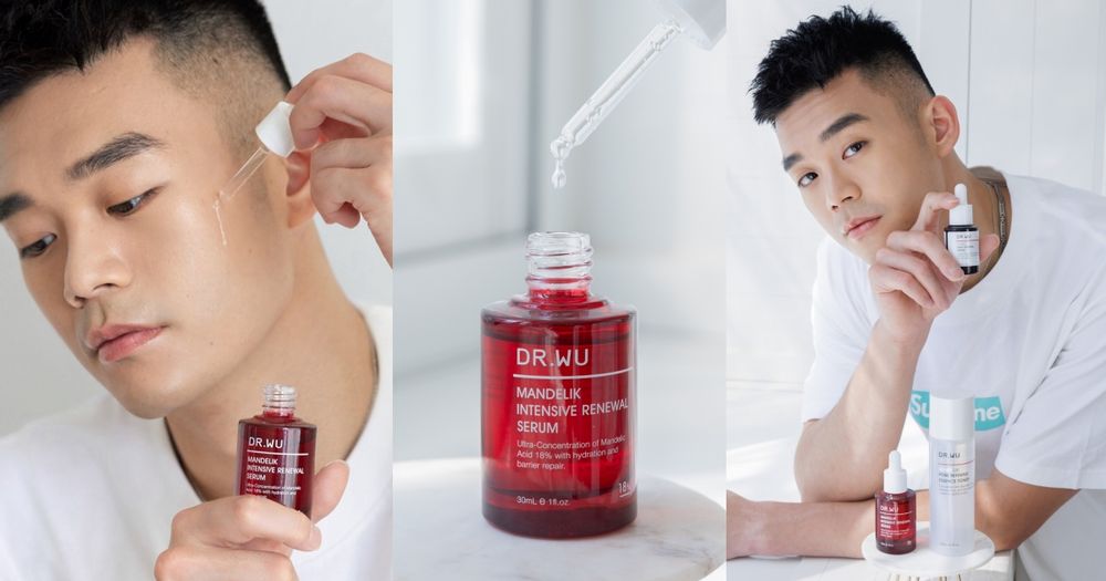 奧運羽球雙連霸金牌王齊麟營業中！攜手刷酸界金牌霸主「DR.WU杏仁酸煥膚系列」肌膚去油解膩唯一指定神隊友！-9