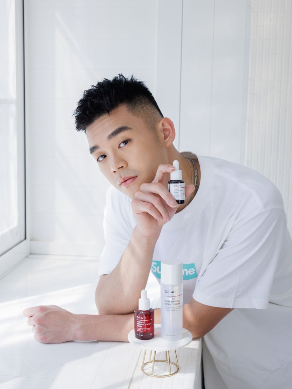 奧運羽球雙連霸金牌王齊麟營業中！攜手刷酸界金牌霸主「DR.WU杏仁酸煥膚系列」肌膚去油解膩唯一指定神隊友！-10