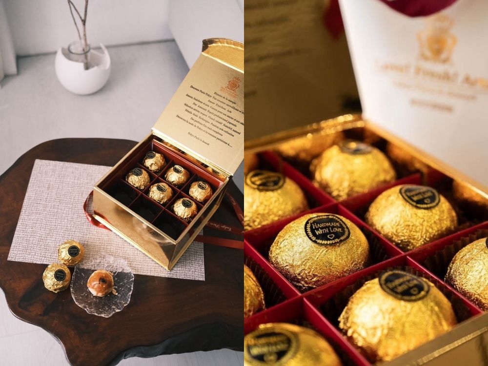 2024中秋節蛋黃酥禮盒推薦！東京巴黎甜點美爆「金莎菠蘿蛋黃酥」根本放大版金莎巧克力！-4