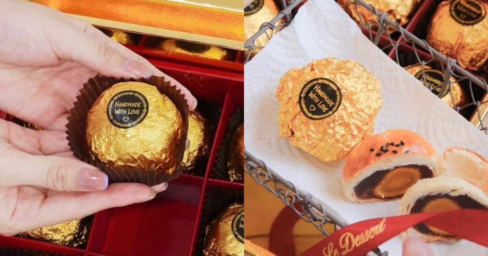 2024中秋節蛋黃酥禮盒推薦！東京巴黎甜點美爆「金莎菠蘿蛋黃酥」根本放大版金莎巧克力！-5
