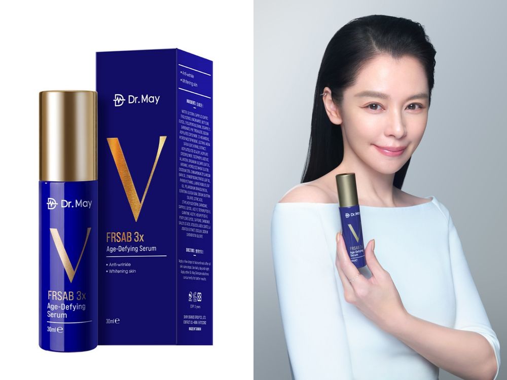 徐若瑄凍齡秘密找到了！醫美品牌Dr.May首位代言人，緊緻輪廓線、白皙透亮肌全靠這支「抗老精華」！-5