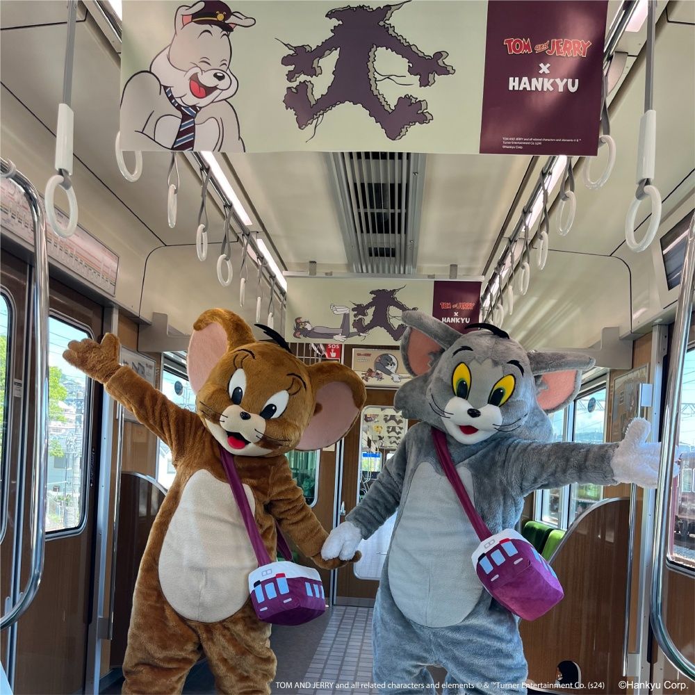 2024日本旅遊必玩行程！湯姆貓與傑利鼠聯名列車超好拍、還有列車長湯姆貓玩偶要買！-21
