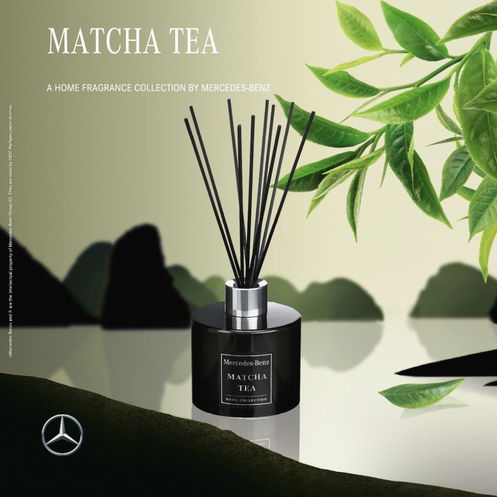 低調奢華的日式茶道香！Mercedes-Benz 全新居家香氛系列「抹茶蠟燭、擴香」，把大自然香氣帶回家！-1