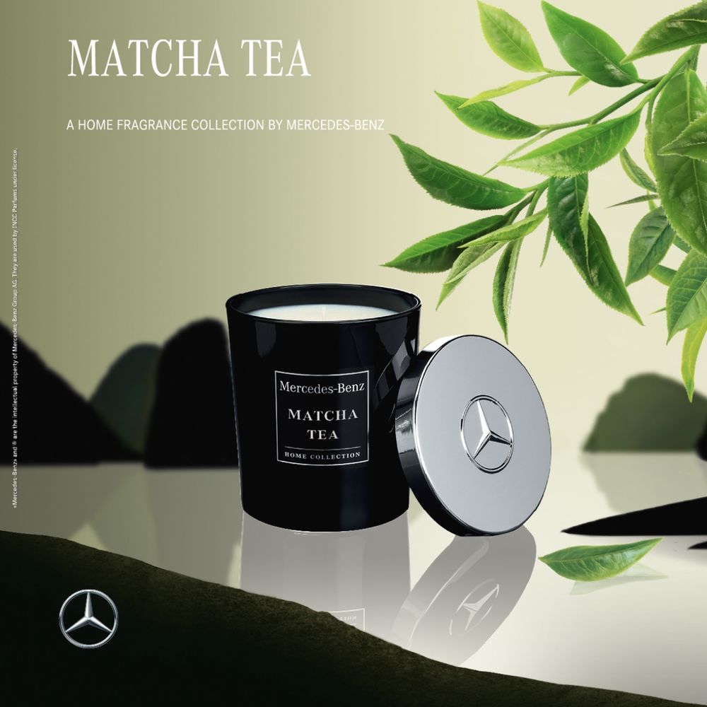 低調奢華的日式茶道香！Mercedes-Benz 全新居家香氛系列「抹茶蠟燭、擴香」，把大自然香氣帶回家！-2