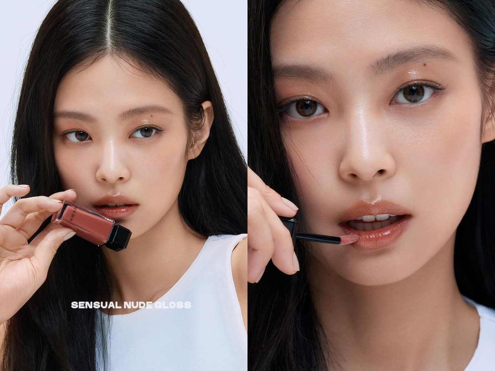 Jennie拍攝HERA形象大片、美出新高度！演繹三種高級感妝容、同款彩妝不私藏公開！-11