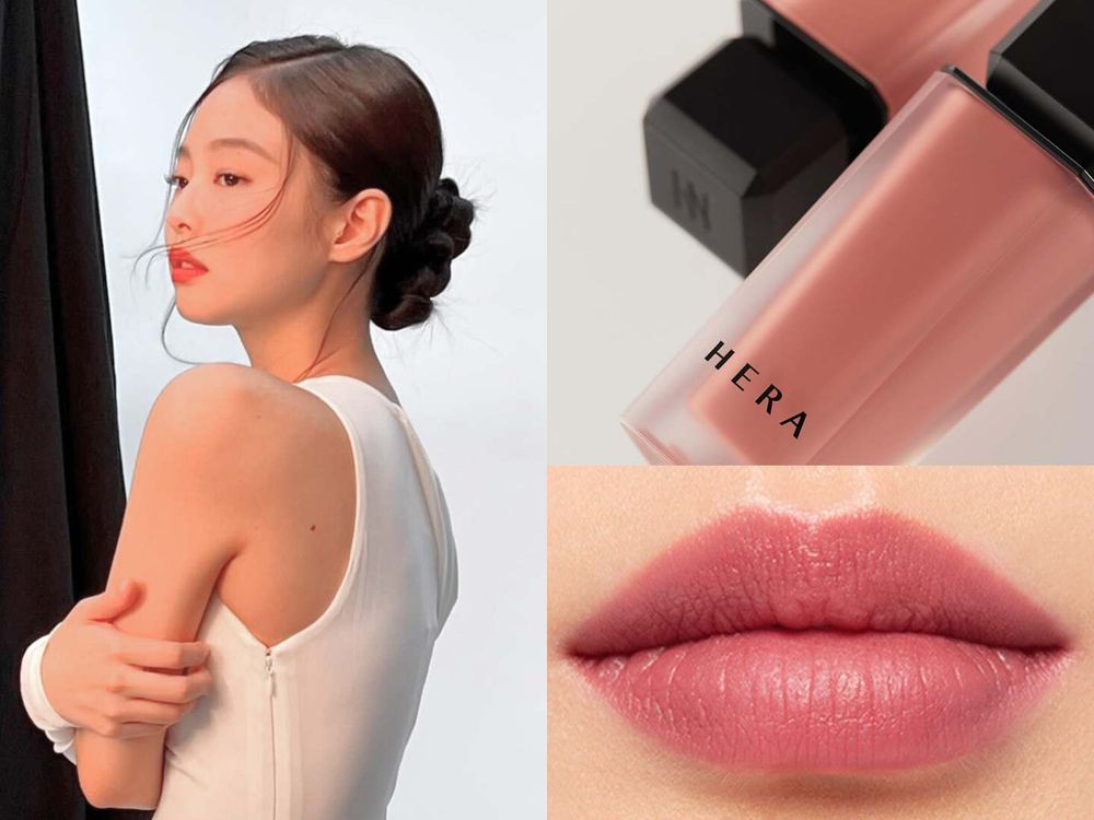 Jennie拍攝HERA形象大片、美出新高度！演繹三種高級感妝容、同款彩妝不私藏公開！-13