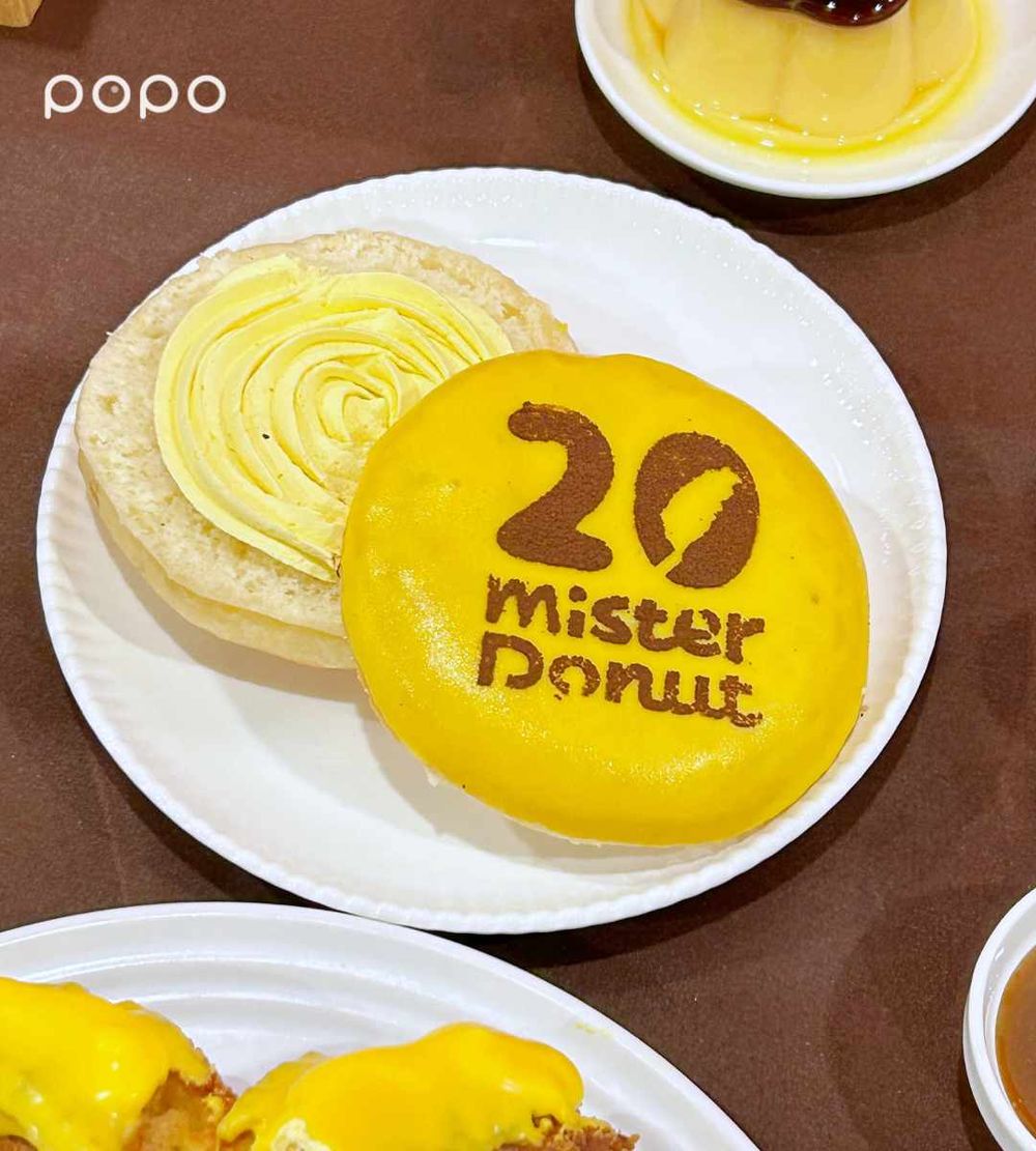 Mister Donut和統一布丁聯名啦！6款超幸福布丁口味甜甜圈登場、布丁煉乳冰沙也是必點！-6