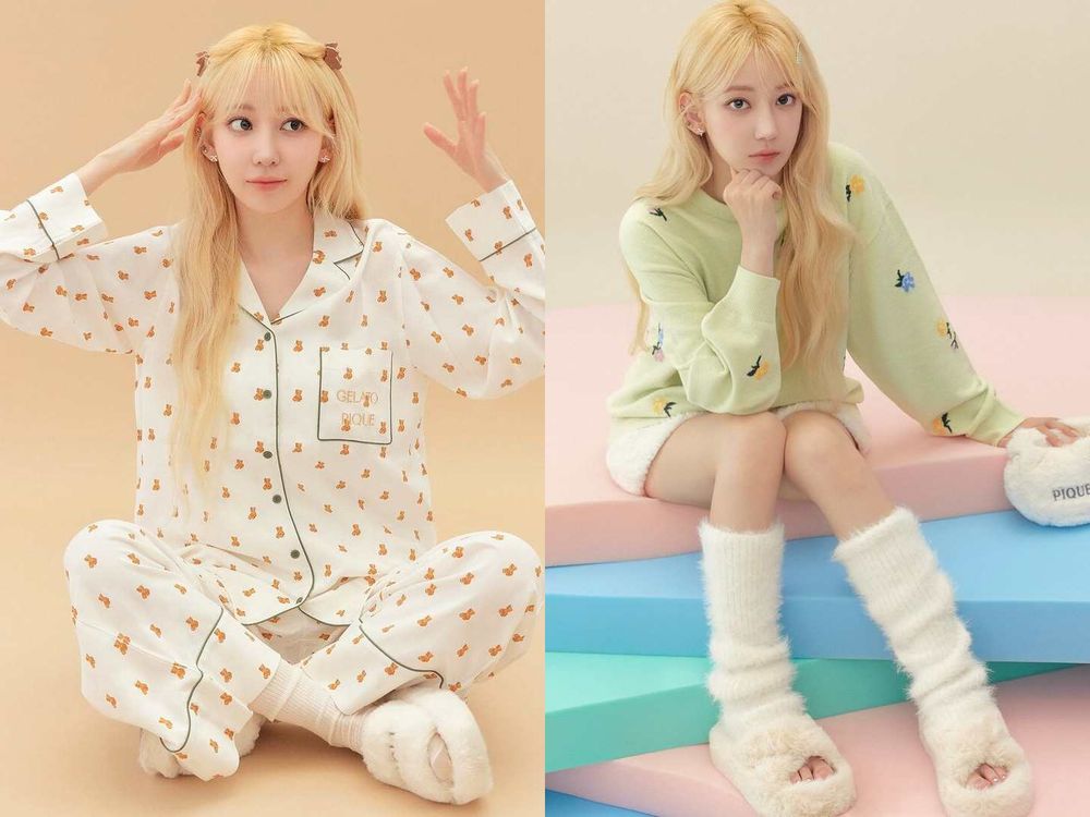 LE SSERAFIM一回歸再接睡衣代言！女神宅在家形象曝光～日本女生都愛這品牌！-6