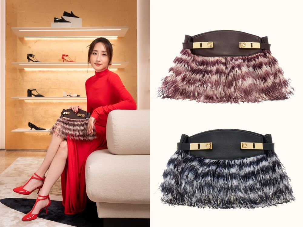 台中的朋友們快衝！Ferragamo超美新店開幕！夢幻玫瑰粉Hug包韓星都超愛！-7