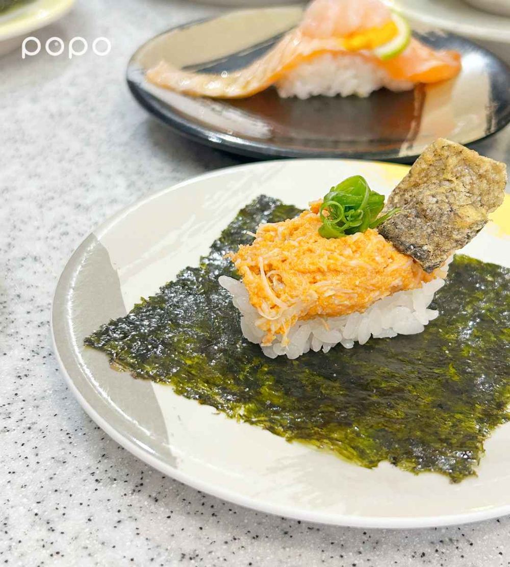 螃蟹的季節來了！爭鮮推「金賞鮭蝦佐蟹、蟹膏蟹肉盛」多款螃蟹壽司新品、還有整隻「剝好」蟹螯！-9
