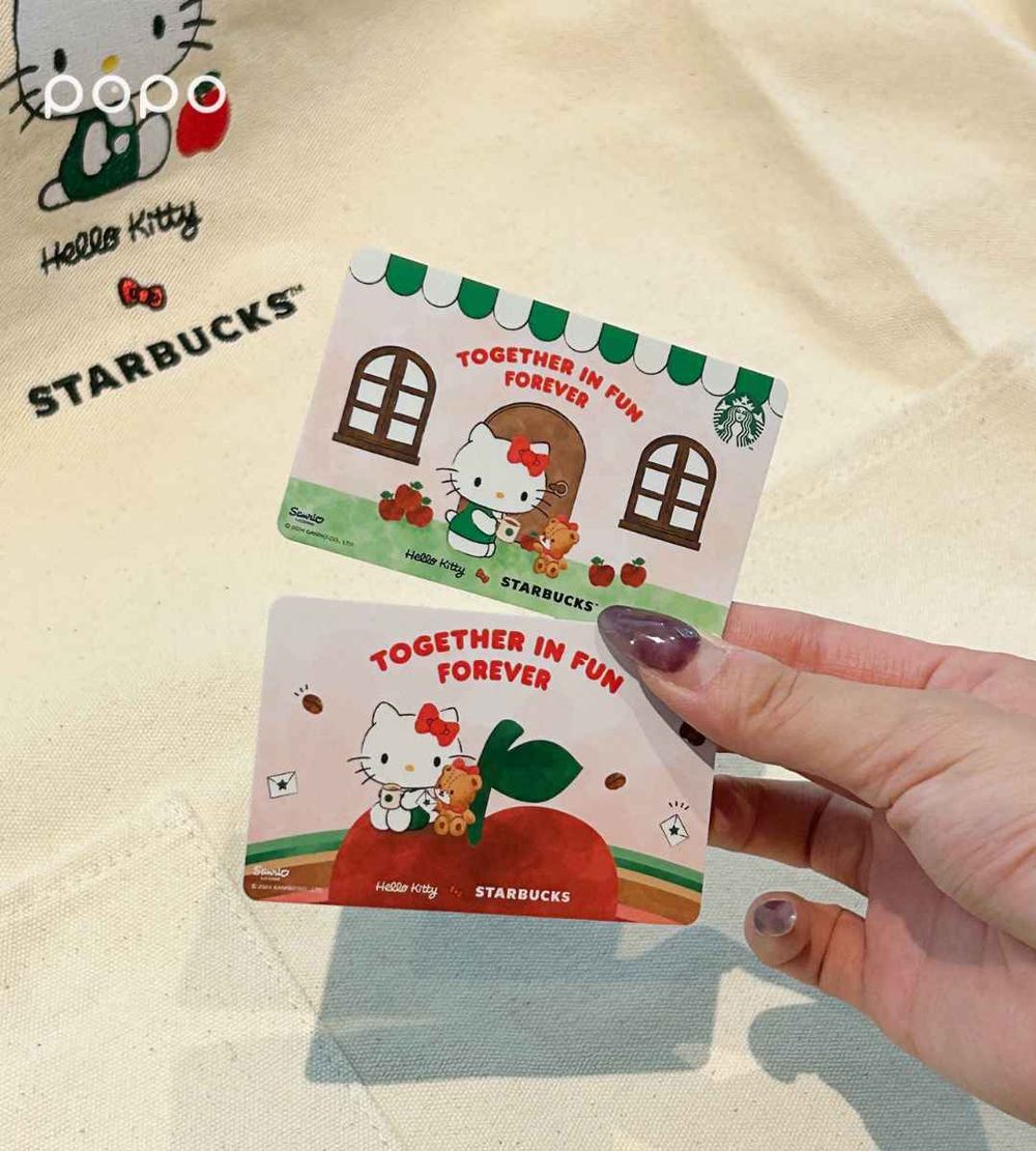 台灣也買得到！星巴克Hello Kitty「貓臉馬克杯、蝴蝶結水杯」這天開賣！滿額再送小熊杯緣子！-11