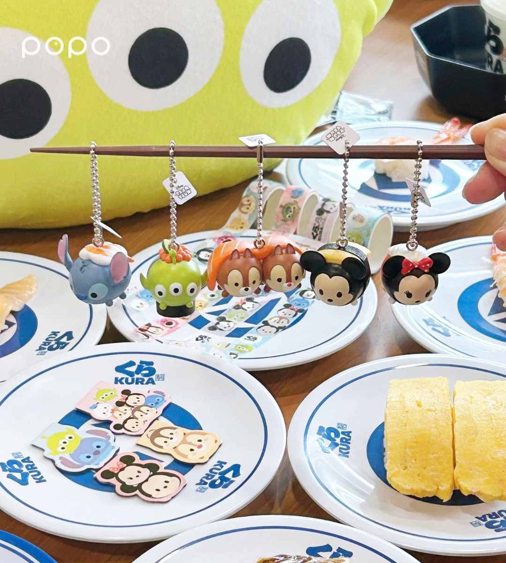 藏壽司扭蛋之亂還沒停？！最新迪士尼Tsum Tsum「鮭魚握壽司奇奇蒂蒂、玉子燒米奇」吊飾全都Q翻！-8