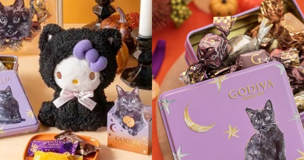 2024萬聖節限定！GODIVA推超Q「黑貓巧克力禮盒」、買就送限量黑貓Hello Kitty玩偶！-12