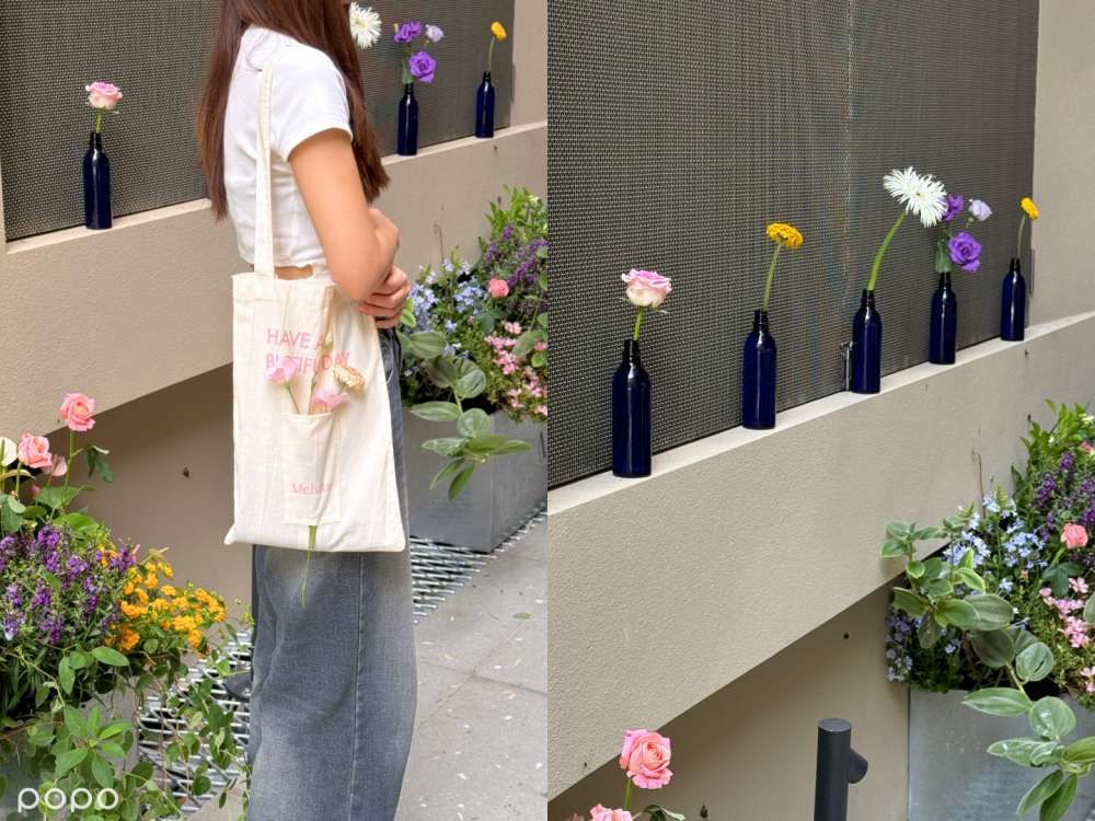 Melvita藍瓶花水40週年推「吳一無二」限定聯名點心！UR LIVING南西1店打造超美法式花牆小巷，最美打卡點！-5