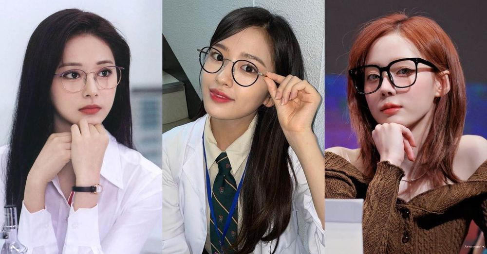 韓網票選最美「眼鏡女神」TOP7！子瑜、Winter知性美爆發，安俞真根本就是學霸！-1