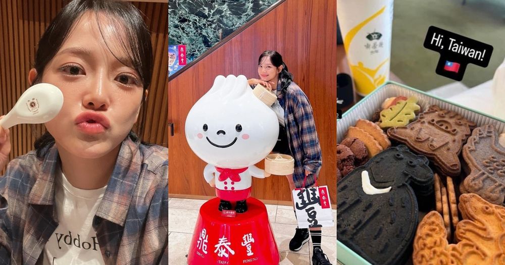 女神金世正來台「美食清單」大公開！到鼎泰豐跟小籠包合照、同款動物鐵盒餅乾找到了！-1