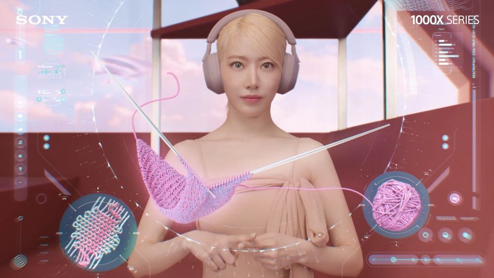 LE SSERAFIM認真營業中！五人現身Sony降噪耳機「玫瑰灰」新色廣告美翻天、看完想馬上換耳機！-7