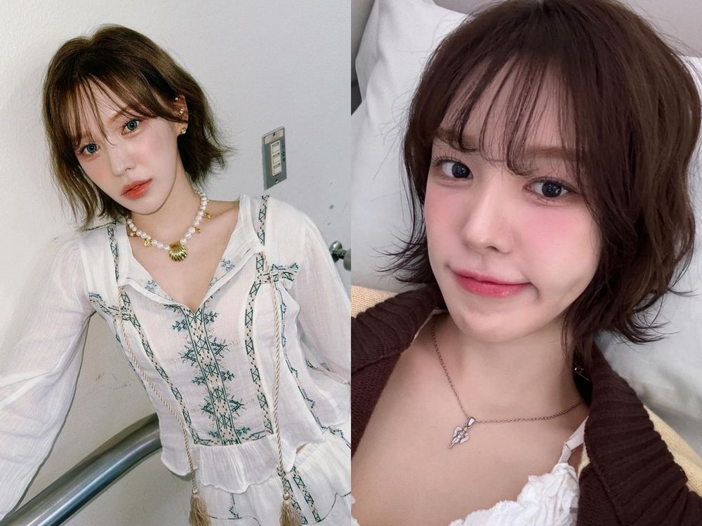 2024秋冬髮型趨勢！Hanni少年感低層次剪、Winter狼尾剪、Karina貓咪鎖骨髮...，韓星都這樣剪！-1