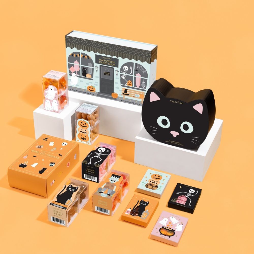 2024萬聖節糖果推薦！精品軟糖sugarfina「詭怪幽靈軟糖、黑貓糖果禮盒」Q到捨不得送！-4