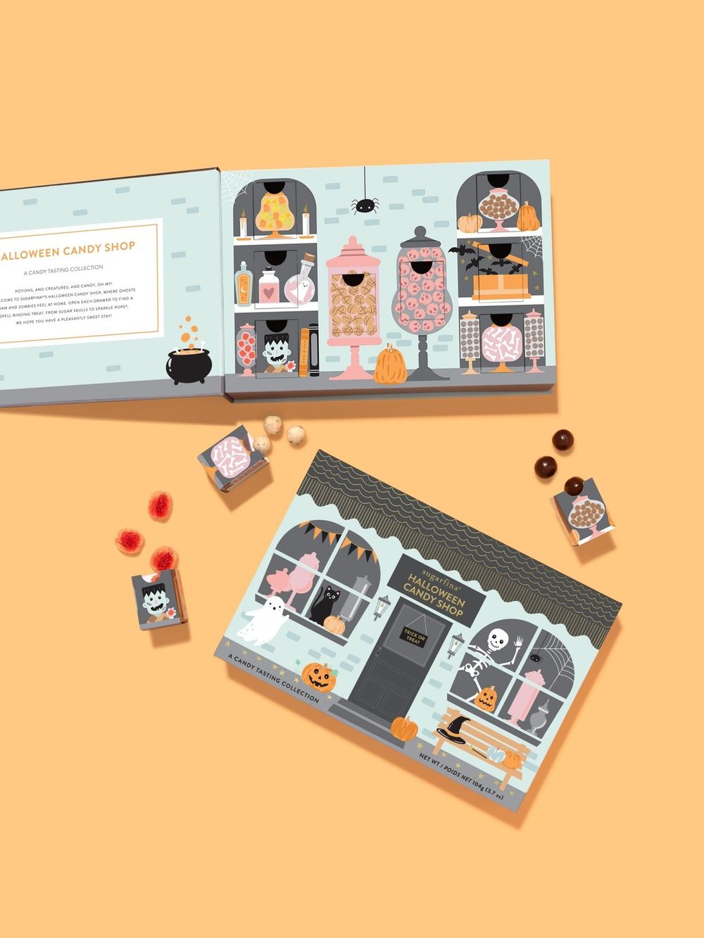 2024萬聖節糖果推薦！精品軟糖sugarfina「詭怪幽靈軟糖、黑貓糖果禮盒」Q到捨不得送！-2