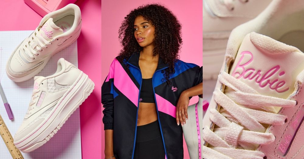 芭比聯名好夢幻！Reebok X Barbie超顯瘦厚底鞋、一穿增高五公分以上！-1