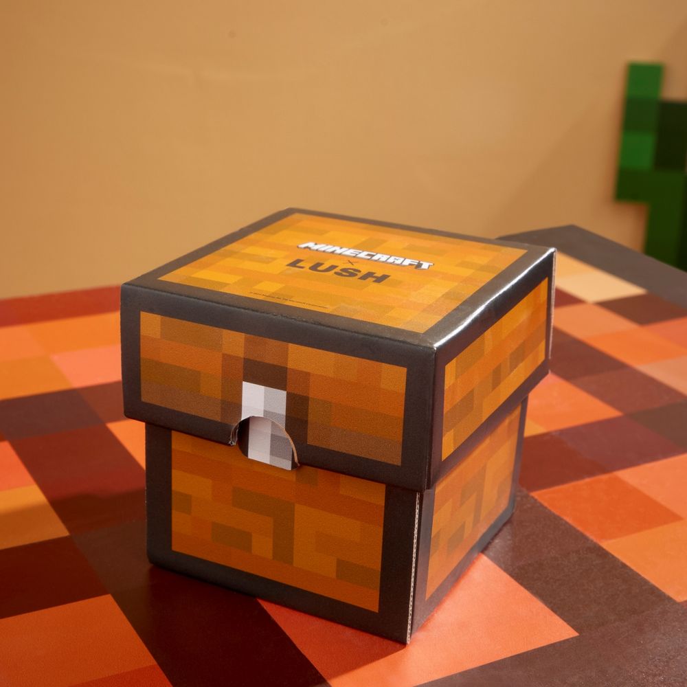 LUSH攜手「史上最暢銷遊戲」Minecraft，鑽石鎬、終界龍蛋走入現實，遊戲裡也可以使用汽泡彈？！-10