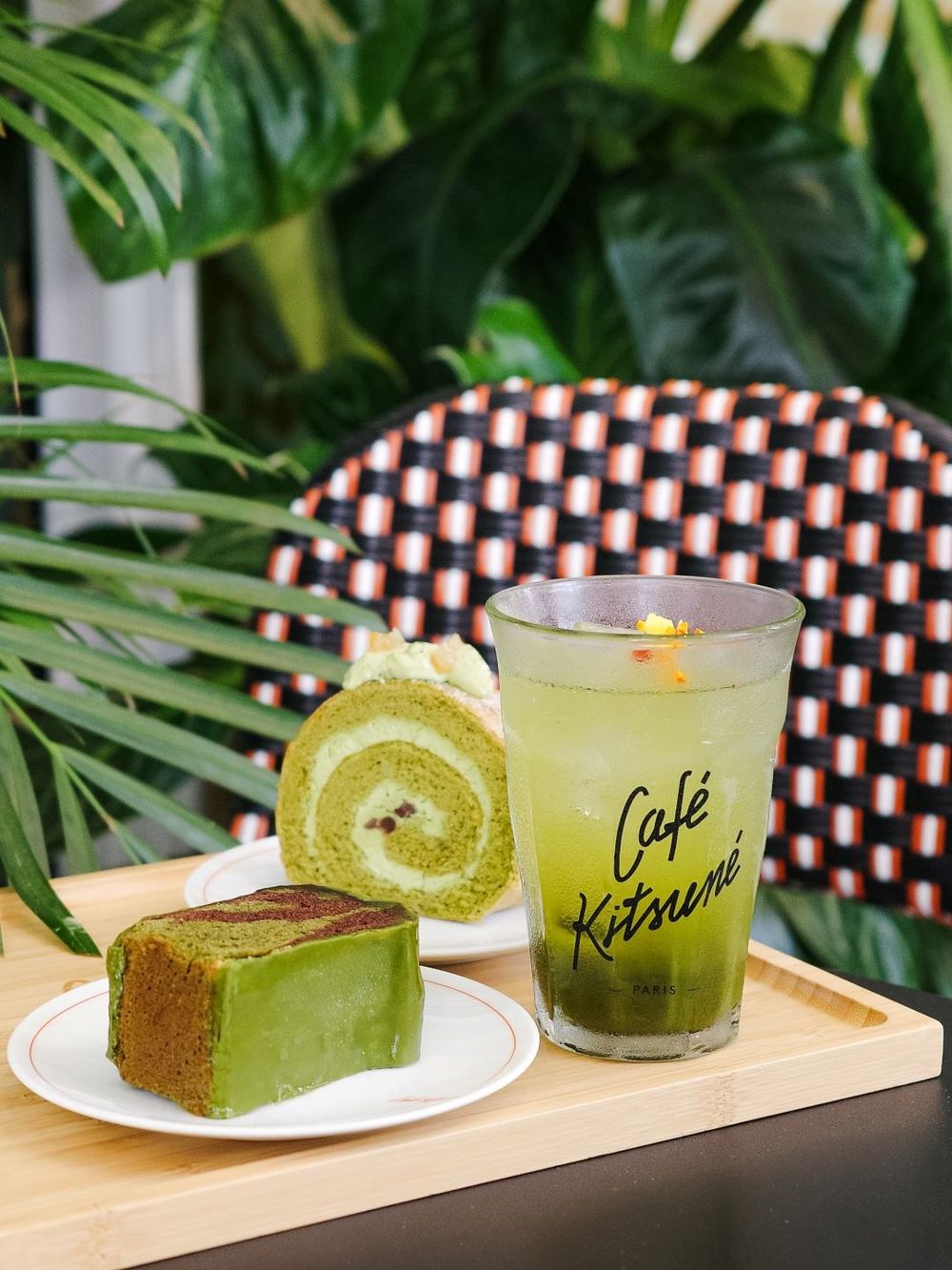 抹茶控準備開吃！Café Kitsuné巴黎限定「抹茶生乳捲、玫瑰抹茶拿鐵」台灣也吃得到！-4