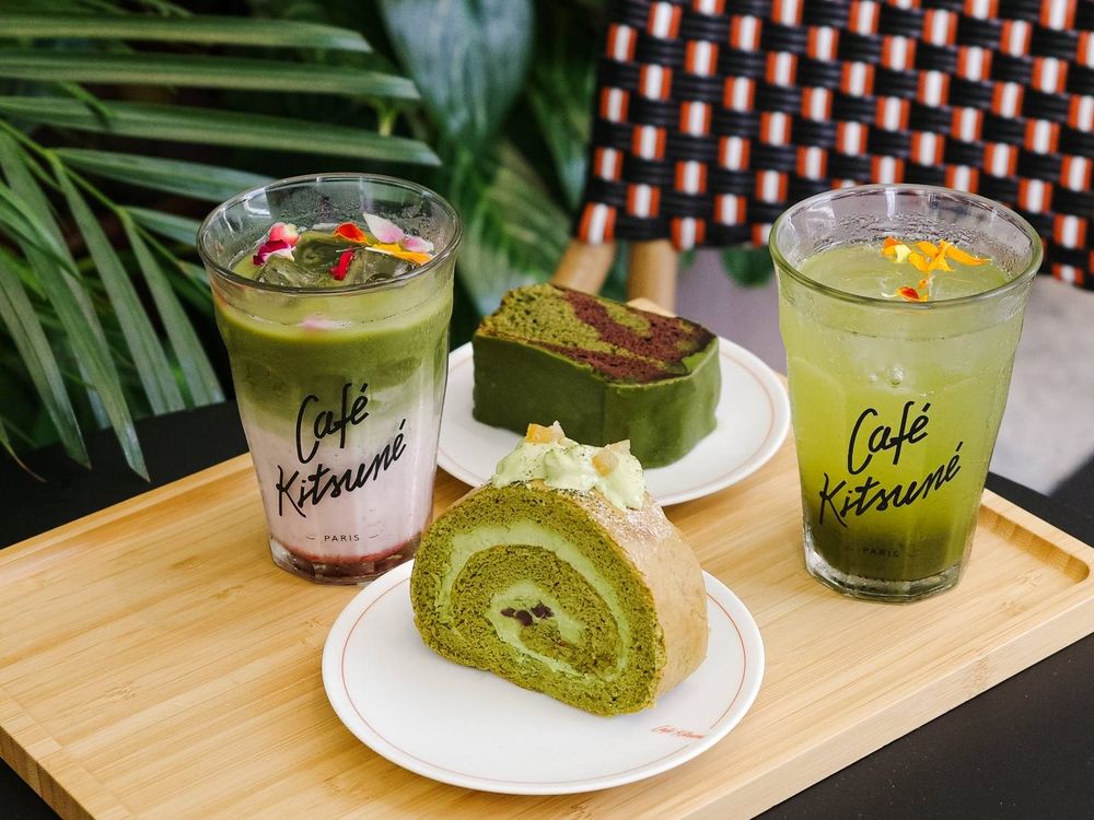 抹茶控準備開吃！Café Kitsuné巴黎限定「抹茶生乳捲、玫瑰抹茶拿鐵」台灣也吃得到！-1