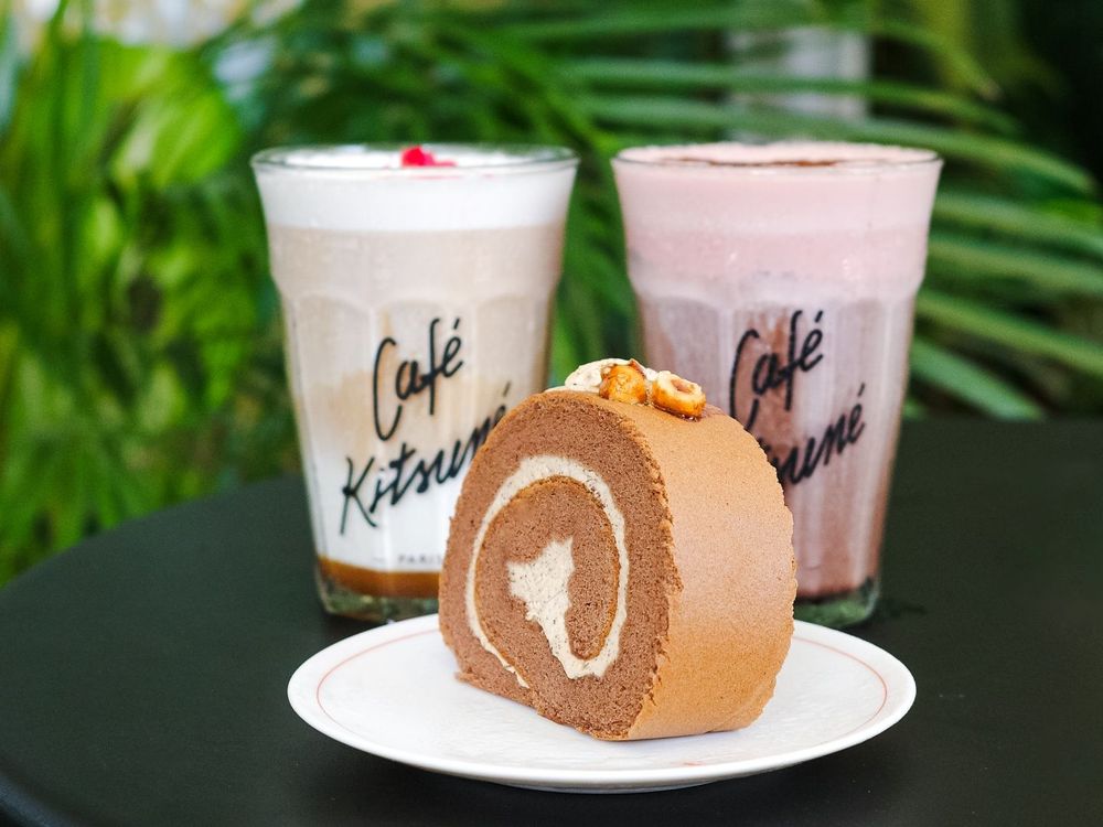 抹茶控準備開吃！Café Kitsuné巴黎限定「抹茶生乳捲、玫瑰抹茶拿鐵」台灣也吃得到！-2