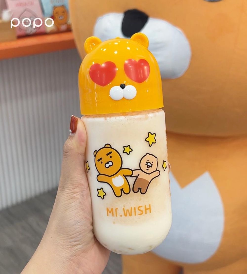 Mr.Wish×Kakao Friends又聯名了！哈密瓜冰沙+啵啵晶球超療癒、買就送超Q萊恩造型瓶！-7