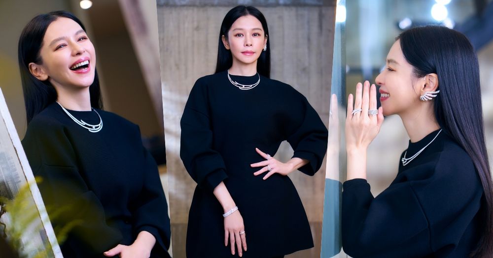 快50歲還是美的像仙女！徐若瑄拍攝珠寶品牌畫報曝光、超緊小V臉根本少女吧！-1